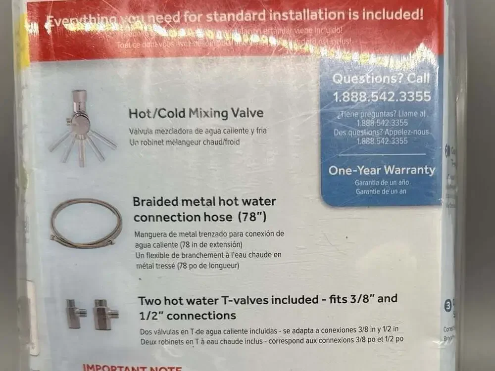 Brondell Hot Cold Bidet Mixing Valve Upgrade Kit MVK-10 Temperature Valve NEW